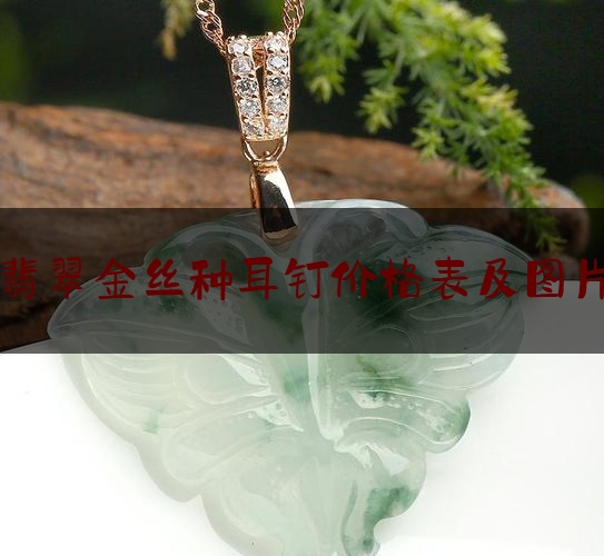 翡翠金丝种耳钉价格表及图片,金丝种翡翠长得什么样子