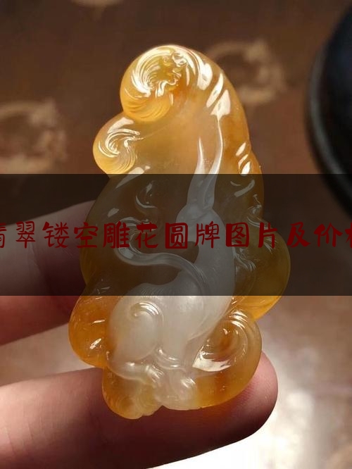 翡翠镂空雕花圆牌图片及价格,糥种翡翠的价格