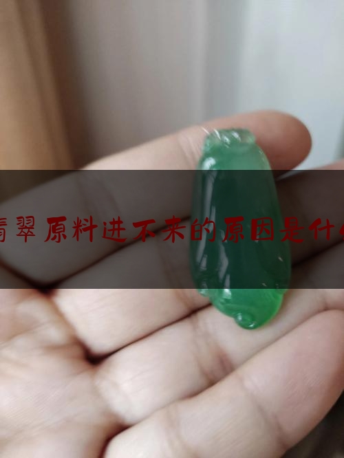 翡翠原料进不来的原因是什么,如何鉴别翡翠的好坏视频讲解