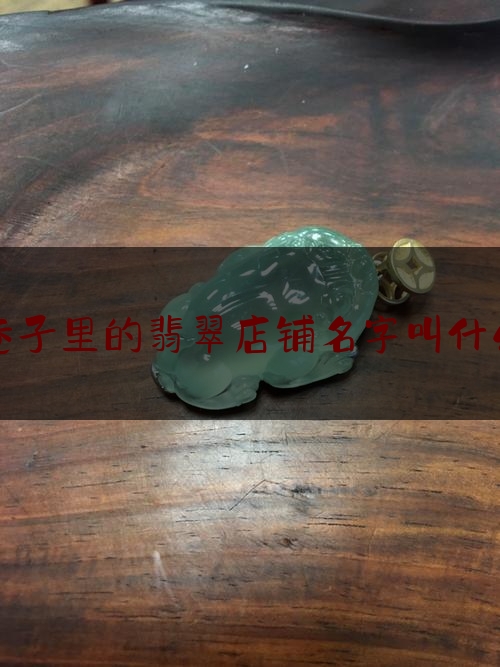 巷子里的翡翠店铺名字叫什么,好听的翡翠店名大全集